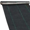 VEVOR 2*3FTx300FT Premium Weed Barrier Fabric Heavy Duty 3.2OZ; Woven Weed Control Fabric; High Permeability Good for Flower Bed; Geotextile Fabric fo