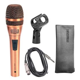 5 CORE Professional Dynamic Vocal Microphone Neodymium Cardioid Unidirectional Handheld Mic for Singing Karaoke Steel Mesh Grille Metal Body With ON O