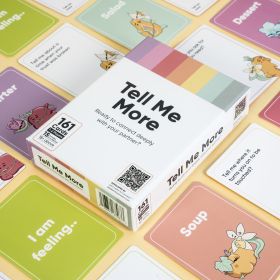 Tell Me More: Reignite Intimacy and Communication with This Fun Couples Card Game ‚Äì Strengthen Your Relationship with Meaningful Conversation