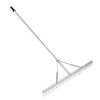 VEVOR Landscape Rake, 36" Head Aluminum Landscape Rake, Lake Weed Rake with 75" Long Handle, for Loosening Soil, Lawn Care, Weeding Lake, Garden, Pond