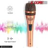 5 CORE Professional Dynamic Vocal Microphone Neodymium Cardioid Unidirectional Handheld Mic for Singing Karaoke Steel Mesh Grille Metal Body With ON O