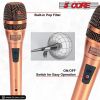 5 CORE Professional Dynamic Vocal Microphone Neodymium Cardioid Unidirectional Handheld Mic for Singing Karaoke Steel Mesh Grille Metal Body With ON O