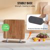 VEVOR Magnetic Knife Block, 10 inch Home Kitchen Knife Holder, Double Sided Magnetic Knife Stand, Multifunctional Storage Acacia Wood Knives Rack