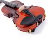 (Do Not Sell on Amazon)Glarry GV100 4/4 Acoustic Violin Case Bow Rosin Strings Tuner Shoulder Rest Natural