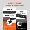 VEVOR Tool Belt, Adjusts from 29 Inches to 54 Inches, Polyester Heavy Duty Tool Pouch Bag, Detachable Tool Bag for Electrician, Carpenter, Handyman