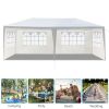 10'X20' Outdoor Party Tent with 4 Removable Sidewalls; Waterproof Canopy Patio Wedding Gazebo; White(Same as this CIN:D0102HGAIAG)