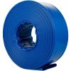 VEVOR Discharge Hose, 2" x 105', PVC Fabric Lay Flat Hose, Heavy Duty Backwash Drain Hose with Clamps, Weather-proof & Burst-proof