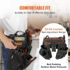 VEVOR Tool Belt, 32 Pockets, Adjusts from 32 Inches to 54 Inches, Nylon Heavy Duty Tool Pouch Bag, Detachable Tool Bag for Electrician, Carpenter