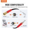 VEVOR Pressure Washer Hose, 100FT, Kink Free 3/8"-œÜ14.8 Male, 3/8"-œÜ15 Female For Most Brand Pressure Washers, 4.9'' Bending Radius