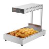 VEVOR French Fry Food Warmer, 750W Commercial Food Heating Lamp, Electric Stainless Steel Warming Light Dump Station