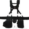 VEVOR Tool Belt with Suspenders, 34 Pockets, 29-54 inches Adjustable Waist Size, Tool Belts for Men