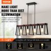 VEVOR 4-Light Kitchen Island Pendant Lights 60W Adjustable Dining Room Light E26