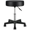 VEVOR Rolling Stools with Wheels, 400 LBS Weight Capacity Adjustable Height Stool with Ultra-Thick Seat Cushion, Swivel Stools Chair for Salon, Bar