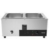 VEVOR 2-Pan Commercial Food Warmer, 2 x 12QT Electric Steam Table