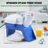 VEVOR Ice Crushers Machine, 176lbs Per Hour Electric Snow Cone Maker with 2 Blades, Shaved Ice Machine with Cover and Bowl