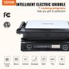 VEVOR 7 IN 1 Commercial Electric Griddle, 14.4" 1800W Indoor Countertop Grill