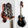 Guitar Holder Wall Mount Ash Wood Wooden Guitar Hanger Hook Stand Rack Guitar Hanger for Electric Classic Acoustic and Bass Guitar Musical Instruments