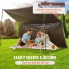 VEVOR Tarp Waterproof 16x20 ft, Plastic Poly Tarp Cover 10 Mil