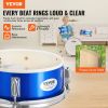 VEVOR Kids Drum Set, 3-Piece, 14 in Beginner Drum Set with Adjustable Throne Cymbal Pedal Two Pairs of Drumsticks