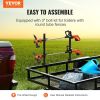 VEVOR Trimmer Rack, 2 Place Weeder Trimmer Rack, Trim Holder Trailer Rack Carrier with Zinc Alloy Password Lock