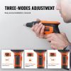 VEVOR Drywall Screw Gun, 20V Max Drywall Screwgun, 4200RPM Brushless Cordless Drywall Gun Kit with 2 Battery Packs, Charger, Belt Clip, and Tool Bag