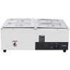 VEVOR 4-Pan Commercial Food Warmer, 4 x 12QT Electric Steam Table