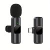 Wireless Lavalier Lapel Microphone For IPhone IPad Professional Wireless Clip Mic - Cordless Omnidirectional Condenser Recording Mic For Interview Vid