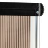 200 x 96cm Household Application Door & Window Awnings Brown Board & Black Holder