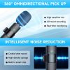 Wireless Lavalier Lapel Microphone For IPhone IPad Professional Wireless Clip Mic - Cordless Omnidirectional Condenser Recording Mic For Interview Vid