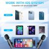 Wireless Lavalier Lapel Microphone For IPhone IPad Professional Wireless Clip Mic - Cordless Omnidirectional Condenser Recording Mic For Interview Vid