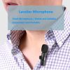 Wireless Lavalier Lapel Microphone For IPhone IPad Professional Wireless Clip Mic - Cordless Omnidirectional Condenser Recording Mic For Interview Vid