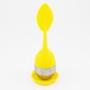 1pc/7pcs Tea Infuser Silicone Handle Stainless Steel Strainer Drip Tray Included - Loose Tea Steeper - Best Tea Infuser For Loose Leaf Or Herbal Tea