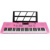 61 Keys Digital Music Electronic Keyboard Electric Musical Piano Instrument Kids Learning Keyboard w/ Stand Microphone